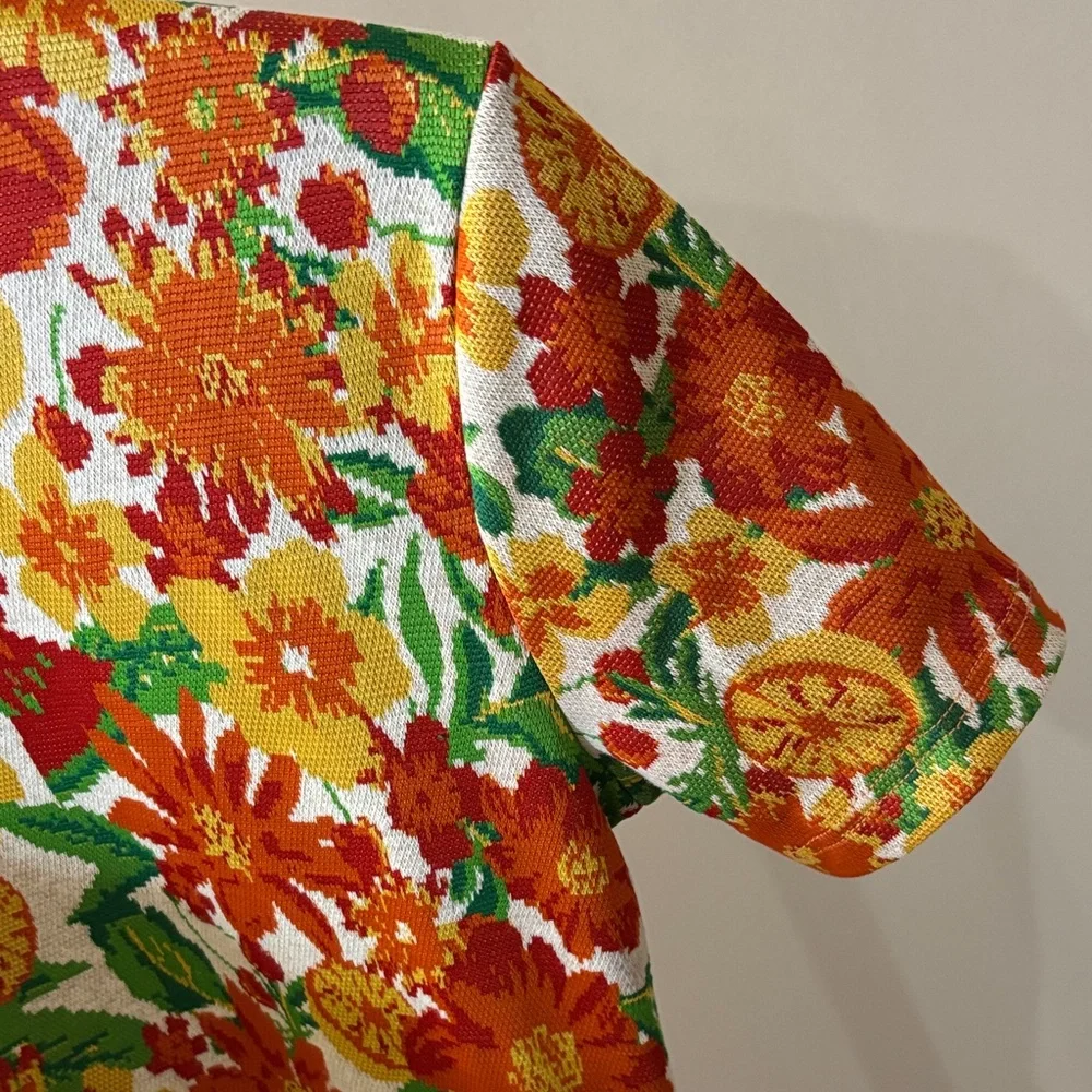 Zara Multicolor Patterned Top - Picture 3 of 6